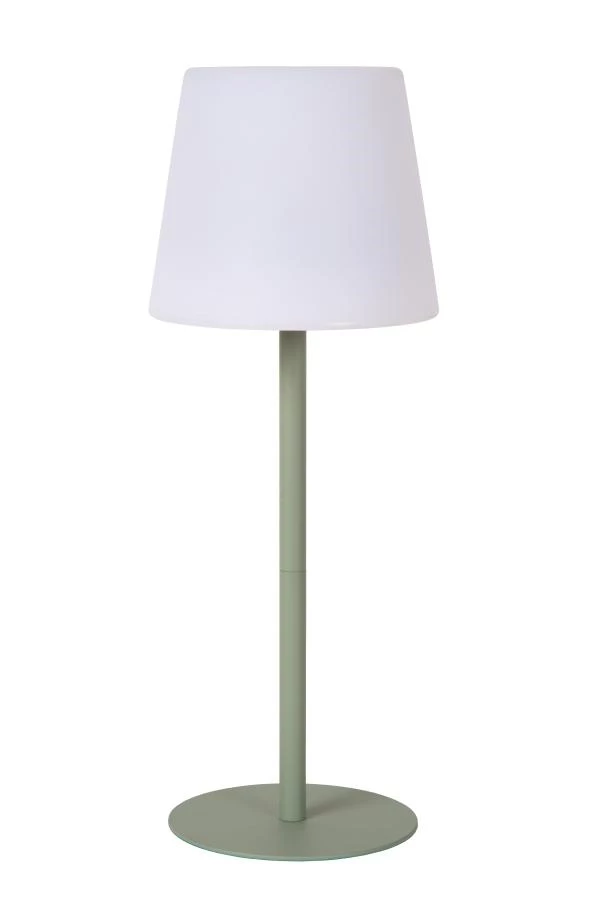 Lucide TYON - Rechargeable Table lamp Indoor/Outdoor - Battery pack - LED Dim. - IP65 - Green - turned off